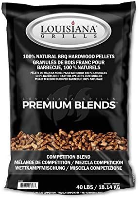 Pellets de bois Competition Blend Louisiana Grills 55405 – Sac de 18,1 kg pour barbecue & smoker